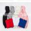 women custom embroidered logo crewneck Cotton French Terry Pink Plain Unisex Sweatshirt Hoodies