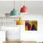 Nordic style colourful hanging lamp Modern Chandelier pendant light for resturuant office bar Living room