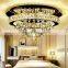 Modern Luxury led ceiling light top led crystal ceiling chandelier lamp for hotel hall living room