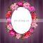 3mm -6mm OVAL SHAPE SILVER  MIRROR