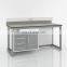 School research institute lab furniture table work table metal work bench