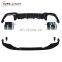 3S G20 pp with dry carbon material sport Pro body kit fit for G20 front lip rear diffuser fender and exhaust tips