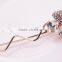 2015 New Model FMYZJ0019 Crystal Flower Hair Barrette Clip Wholesale