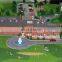 UK miniature small house model with golf area and landscape