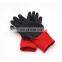 Wholesale factory directly working waterproof wearable safety latex coated female gloves printed logo