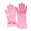 Thick Heat-Resistent Wholesale Reusable Magic Oven Mitts Silicone Dish Wash Glove