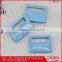 square sky-blue metal flat logo badge