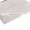 Simple style custom size printed colour logo clothes gift shopping packaging bags with handle