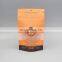Food grade plastic bag stand up zipper packaging bag with window for spice cartel