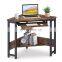 cheap home office furniture simple wooden triangle study makeup table modern office computer desk with drawer