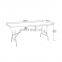 New Arrival HDPE top outdoor Folding Fast Shipping Easy Fold 6ft Plastic Folding bbq camping Dining Table