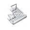 High quality stainless steel caddy hanging  bathroom wall corner racks and shelves shower organizer storage