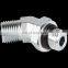 Ryco high pressure hydraulics Carbon Steel Brass Elbow Adjustable Lock Nut 45 Degree Hydraulic Adapter Fitting For Oil And Gas