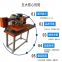 Embroidery under heating double station glue press Pneumatic small glue stripping machine Garment Pneumatic Heat Press Machine
