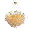 2021 New Round Pendant Lamp Restaurant LED Modern Light Luxury Chandelier Lamp