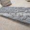 Factory natural stone relief flower carving pattern design and production Black Sandstone