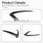 Autoclave Real Dry Carbon Fiber Front Fog Trim Front Bumper Canards For Tesla Model 3 2017-2022