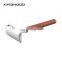 Mans reusable wooden handle eco-friendly metal safety shaving razor