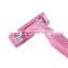 IGUETTA Twin Blades Women Razor Germany Blades Plastic Handle Bikini Razor Pink Safety Body Hair Remover Blades GF2-1707