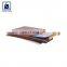2020 New Arrival Vintage Look Matching Stitching Polyester Lining Material Genuine Leather Clip Wallet for Men