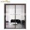 lowe louver sliding aluminium glass screen door with blinds for toilet philippines price and design