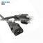 China Manufacturer Computer And Laptop Extension 3 Pin Power Cord Electrical Cable