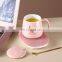 Modem Coffee mug warmer coffee mug with heater constant temperature thermal 55 degree coffee mug set purchased separately warmer