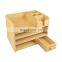 Removable Bamboo Make Up Set Organizer Storage Box For Wholesale