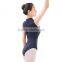 Graceful Turtle Neck Cotton Lycra Gymnastics Competition Leotards