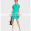 Wholesale Quick Dry Cool Fabric Short Sleeve Tennis Sports Yoga Polo Shirt Women Outdoor Lightweight Fitness Gym Wear Clothes