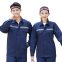 Work clothes set for men, wear-resistant factory, workshop, factory clothes for workers, reflective strips, auto repair, labor protection clothing wholesale