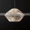 New Design Elegant Polygon Modern Home Living Room Indoor Alabaster Lights Nordic Led Marble Chandelier Pendant Light