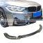 For BMW 4 Series front bumper lip diffuser spoile to M4 AN design CS style carbon fiber
