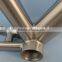 Titanium bike frame and titanium alloy bar handbar