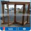 Customized wooden color Bi fold Window