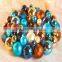 Wholesale PVC/PE New Plastic Christmas Wreaths &ball Garlands Flocked Christmas Wreaths Plastic Christmas Wreaths