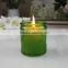 candy color glass candle jar