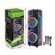 HANSUO HS-TD1020 Pro TWS Bt 100W Wireless Hot Sale Portable Party Home Karaoke Trolley OEM/ODM Speakers with Mic