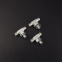 Stainless Steel - High-Pressure Hydraulic Tubing Compression Fitting Universal Union (ACGC), Swivel Joint, Hydraulic Tee Pipe Fitting