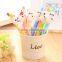 Cheap custom silicone cartoon ball-point pen/promotion gift gel ink pen