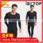 Breathable professional customized skin wear fitness t-shirt jersey fabric type gym tights men