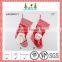 Red and white christmas snowman pillow