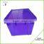 PLASTIC TOTE BOXES heavy duty palstic moving box with lid
