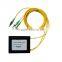 1*8 2.0mm SC/PC ABS Box Fiber Optic PLC Splitter