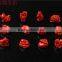 Red cinnabar beads 12 chinese zodiac animals loose be