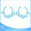 Fashion Blue UV Non Piercing Nose Ring Faux Septum Jewelry
