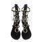 2015 Fashion lady wedge shoes Genuine leather upper material women flat shoes