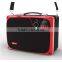 2016 Portable handle belt Bluetooth subwoofer rechargeable wooden square dancing outdoor digital soundbox speaker