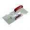 building tools stainless steel plastering trowel with rubber handle