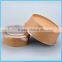 Disposable printed take away paper salad bowl